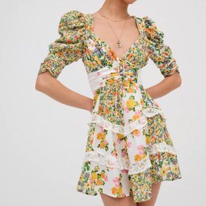 For Love And Lemons Rosalyn Mini Dress
